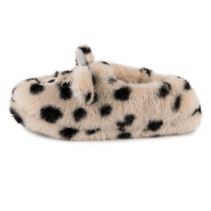 totes toasties® Ladies Novelty Faux Fur Slippers Dalmatian Extra Image 4